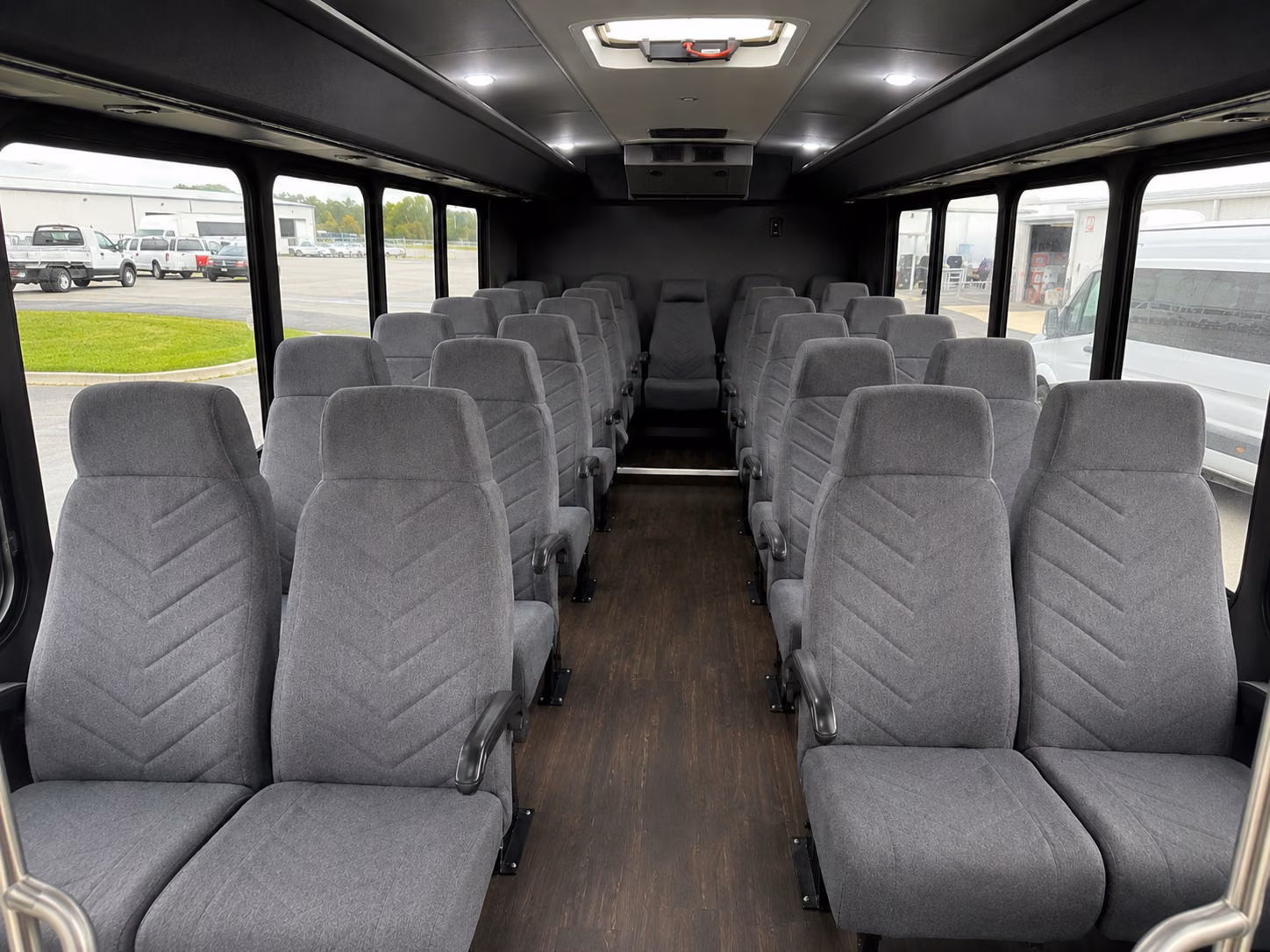 scranton 18 passenger minibus interior