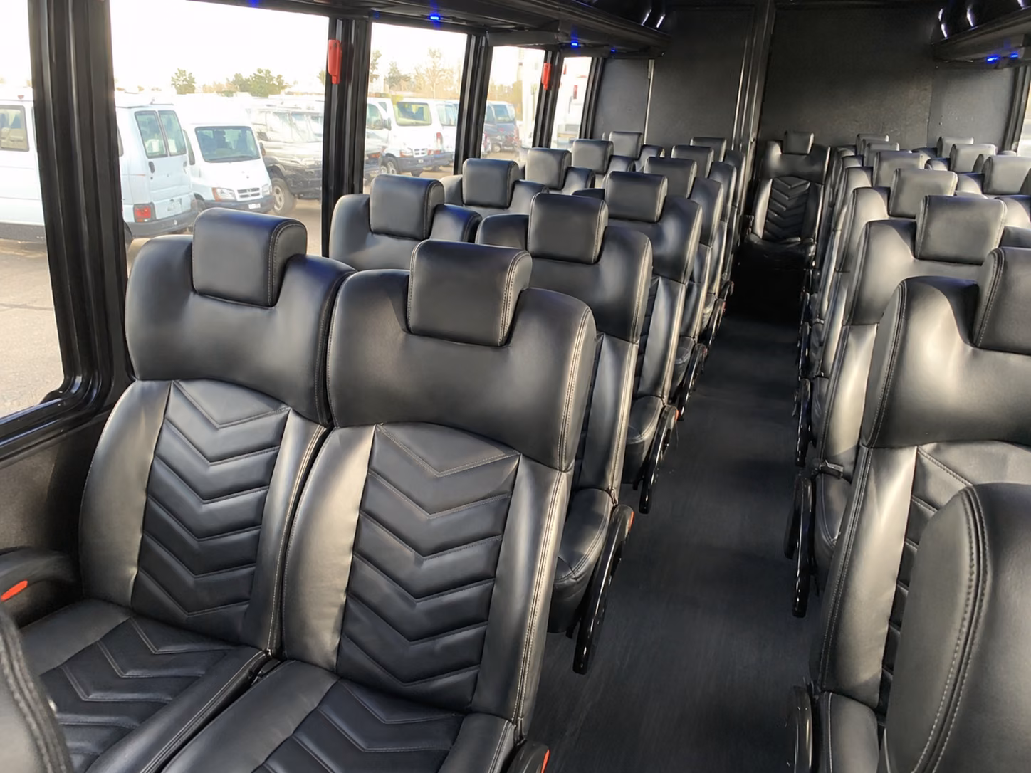 scranton 20 passenger minibus inside