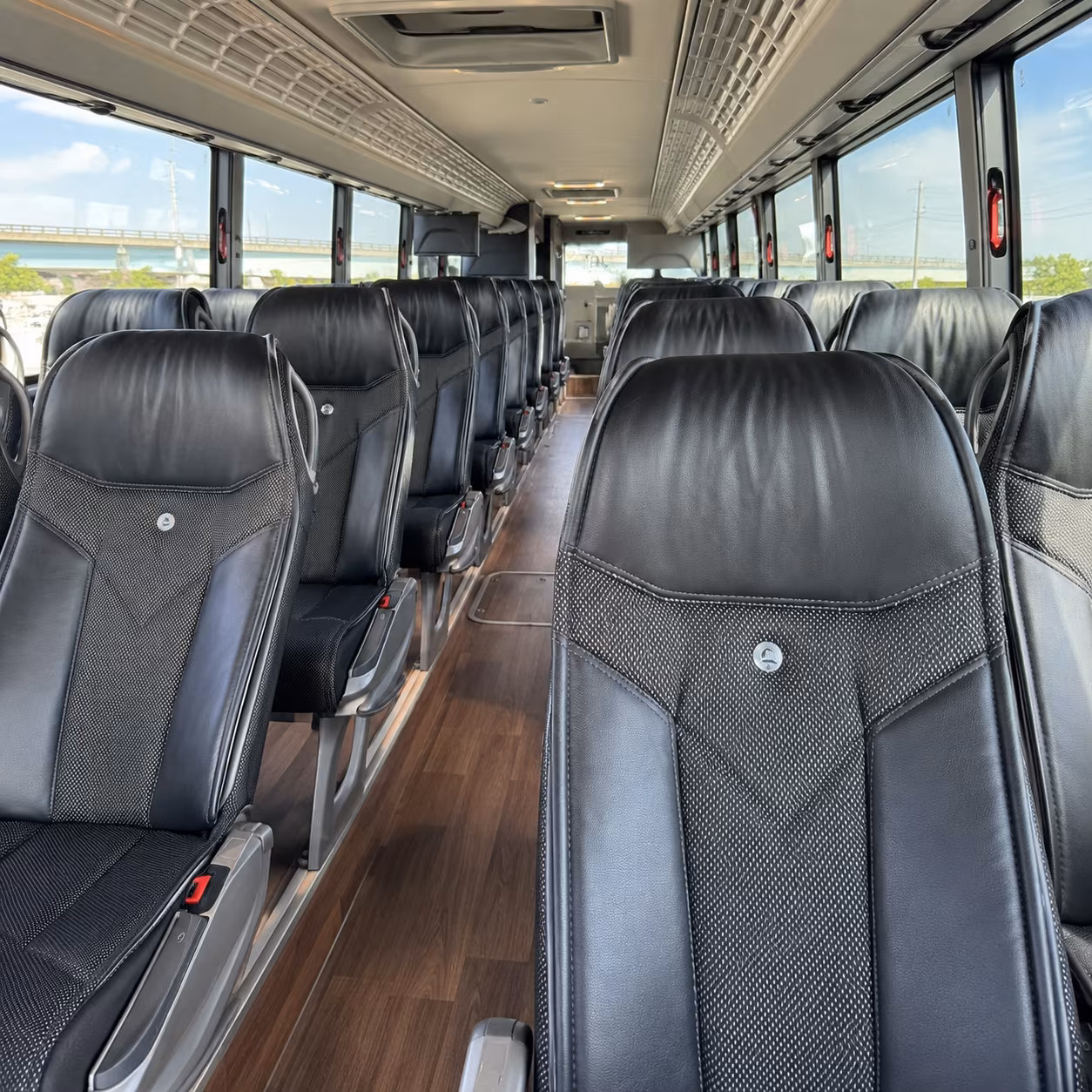 scranton charter bus interior